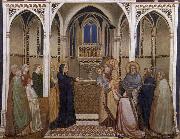 GIOTTO di Bondone Presentation of Christ in the Temple oil